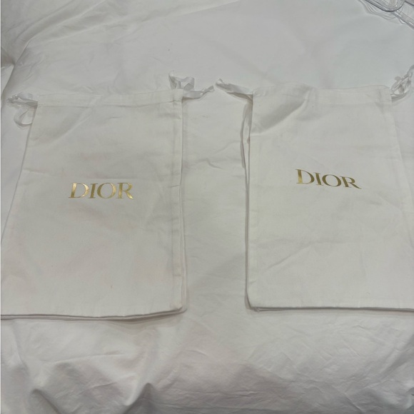 Dior (2) Dust Bags 9x13 - Picture 4 of 4